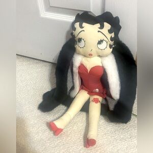 Plush Doll w/Fur Coat